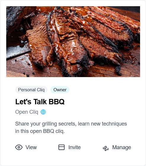 Let's Talk BBQ Cliq