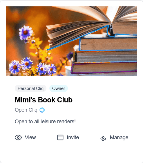 Mim's Book Club Cliq
